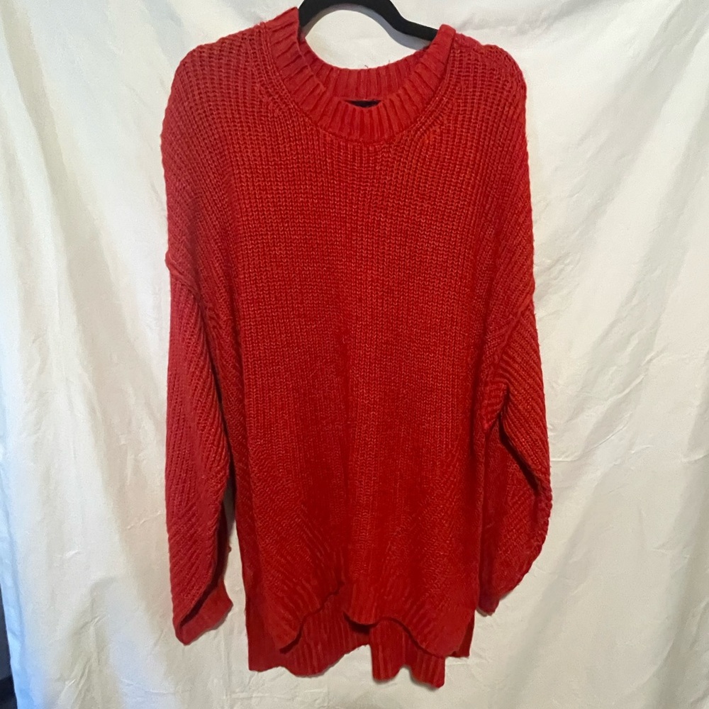 AMERICAN EAGLE outfitters Size XL red knit sweater